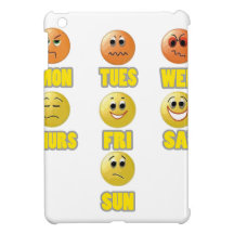 One Week of Emotions: Work and School iPad Mini Case