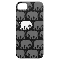 One White Elephant in a Herd iPhone 5 Case
