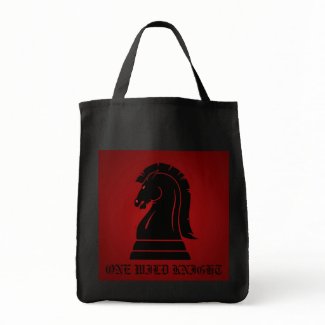 One Wild Knight Red Chess Trick or Treat Bag bag