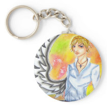 One Winged Angel Guy Keychain