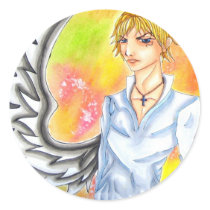 One Winged Angel Guy Sticker