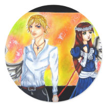 One Winged Angel Stickers