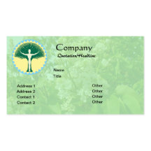 One With Design w/white lilac background Business Card Template