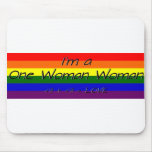 One Woman Woman Mousepad