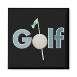 "One Word: Golf" Refrigerator Magnet