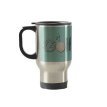 "One Word: Golf" mugs