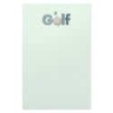 "One Word: Golf" stationery by GolfClub "One Word: Golf" stationery