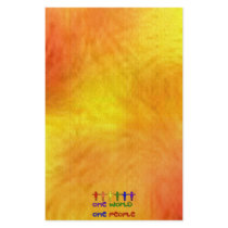 One World Customized Stationery