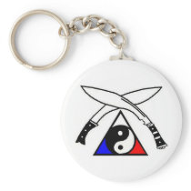 One World Karate Association Emblem Accessories Key Chains