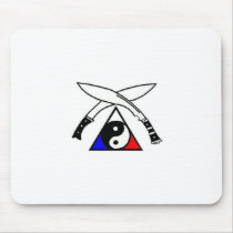One World Karate Association Emblem Accessories Mouse Pads