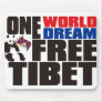 ONE WORLD ONE DREAM FREE TIBET MOUSE PAD