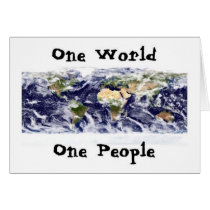 One World, One People cards