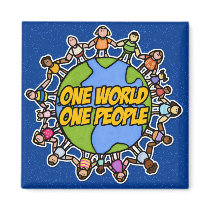 one world one people magnets