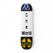 One World Skateboard by MWSONGS by mwsongs One World Skateboard by MWSONGS