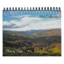One year many sights wall calendar
