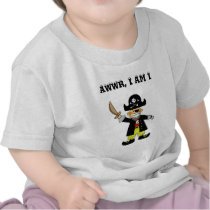 One year old pirate boy t-shirts by jsoh One year old pirate boy t-shirts