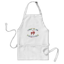 ONE YEAR TOGETHER APRON