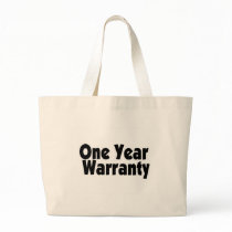 One Year Warranty bags by CelebrationZazzle One Year Warranty bags