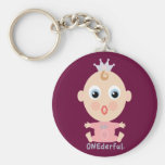 ONEderful BABY Face - pink Key Chains