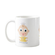 ONEderful BABY Face - yellow Mug