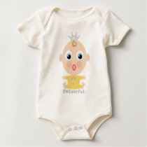 ONEderful BABY Face - yellow t-shirts