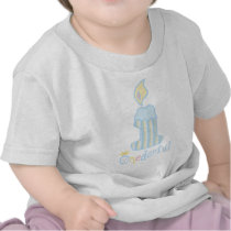 ONEderful Blue Candle t-shirts