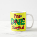ONEderful Ladybug 1st Birthday Coffee Mugs