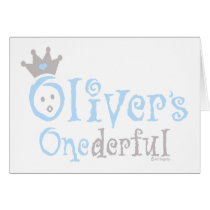 ONEderful Oliver cards