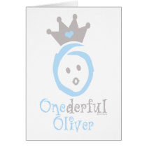 ONEderful Oliver cards