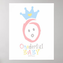ONEderful (pastel 1) Posters