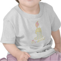ONEderful Yellow Candle t-shirts
