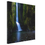 Oneonta Falls in Oregon wrapped canvas Gallery Wrap Canvas