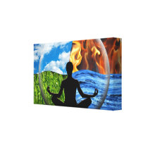 One's True Self, Wrapped Canvas Stretched Canvas Print