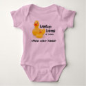 Onesie 1 (duck on back) t-shirts