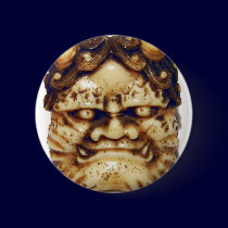 Oni Netsuke buttons