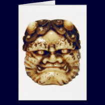 Oni Netsuke cards