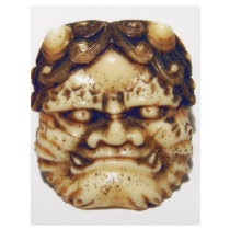 Oni Netsuke flyers by madmerv Oni Netsuke flyers