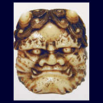 Oni Netsuke flyers