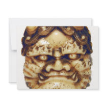 Oni Netsuke invitations by madmerv Oni Netsuke invitations