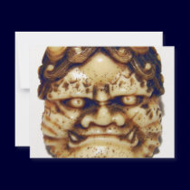 Oni Netsuke invitations