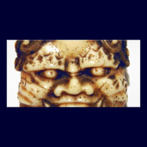 Oni Netsuke photo cards