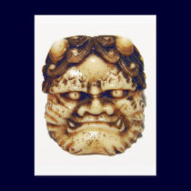 Oni Netsuke postcards