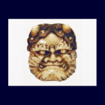 Oni Netsuke postcards