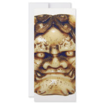 Oni Netsuke rack cards