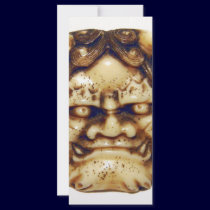 Oni Netsuke rack cards