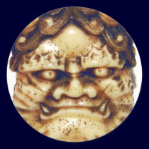 Oni Netsuke stickers