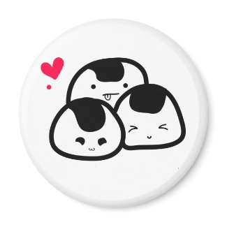 onigiri friends magnet
