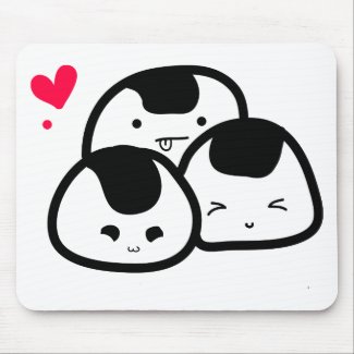 onigiri friends mousepad