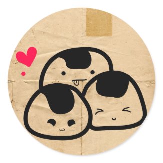 onigiri friends sticker