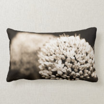 Onion flowers pillow